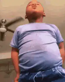 Boy falls asleep then wakes up