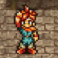 pixel art character scratching head