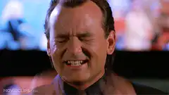 Bill Murray facepalm then shrug