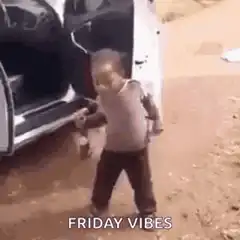 Toddler dancing with bottle