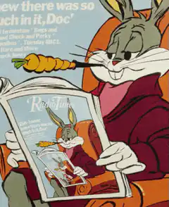 Bugs Bunny reading Radio Times