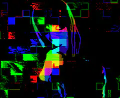 glitchy anime girl face