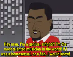 Kanye West Simpsons Genius Musician