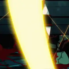 Anime girl with pink hair and glowing sword
