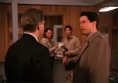 Agent Cooper gives a thumbs up