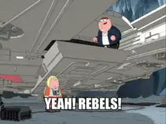 Peter and Quagmire Yeah Rebels
