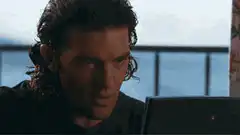 Antonio Banderas kissing his own knuckles