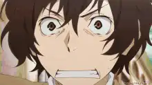 Osamu Dazai panicking on the street