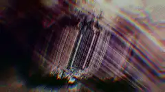 Abstract psychedelic glitch art
