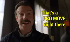 That's a PRO MOVE right there