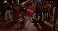 Patrick Swayze roller skating dance