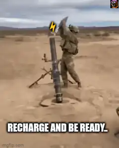 soldier recharges mortar zappaton