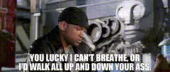 You Lucky I Can't Breathe Meme