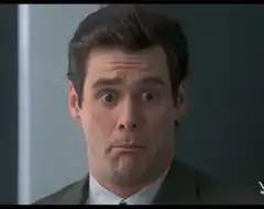 Jim Carrey shocked face