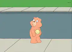 Care Bear hit by truck
