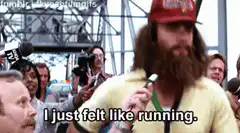 I just felt like running