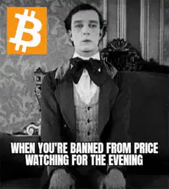 Buster Keaton Bitcoin Price Watching