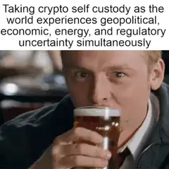 Simon Pegg drinking beer meme