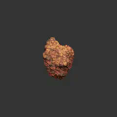 Rotating rusty metal rock