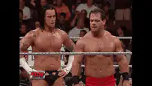 Edge and Christian in the ring