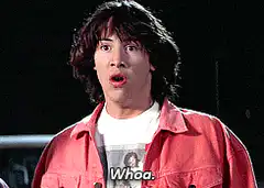 Keanu Reeves says Whoa