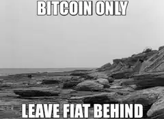 BITCOIN ONLY LEAVE FIAT BEHIND