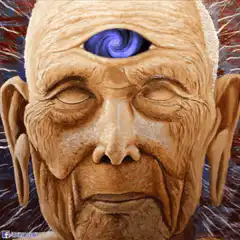 Old Man Third Eye Swirl
