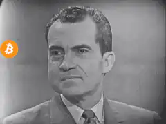 Nixon and Kennedy Bitcoin meme