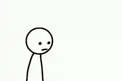 Stick figure with text THE POINT