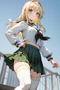 anime girl in sailor uniform