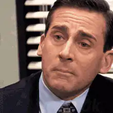 Michael Scott nodding reluctantly