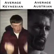 Average Keynesian vs Average Austrian