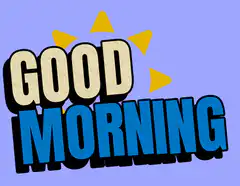 Good Morning Text Animation