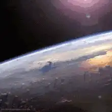 The Flash reentry over Earth