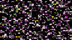glitch art abstract pattern
