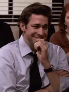 Jim Halpert laughing