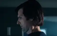 Hannibal Lecter and Bedelia Du Maurier intense stare