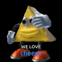 We Love Cheese dancing character