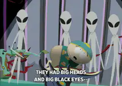 Cartman gets abducted by aliens