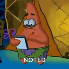 Patrick Star Noted