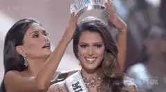 Miss Universe crown placement ceremony