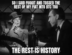 Fugget About It Bitcoin Meme