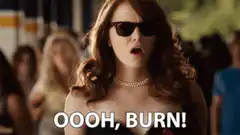 Emma Stone Ooh Burn
