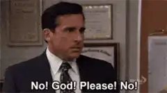 Michael Scott No God Please No