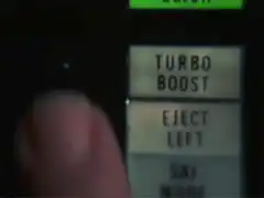 finger presses turbo boost button