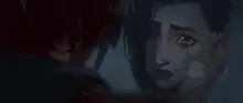 Jinx and Vi emotional close-up