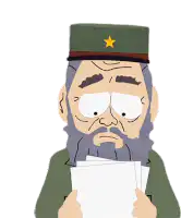 Fidel Castro crying South Park