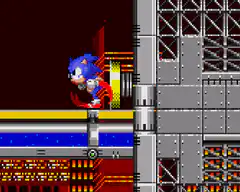 Sonic running on loop