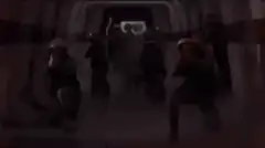 Darth Vader lightsaber explosion
