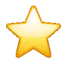 Yellow star emoji wiggling